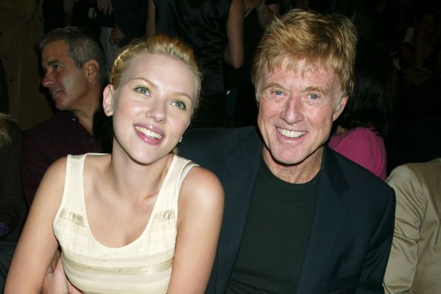 Gregory Pace/FilmMagic Scarlett Johansson and Robert Redford.