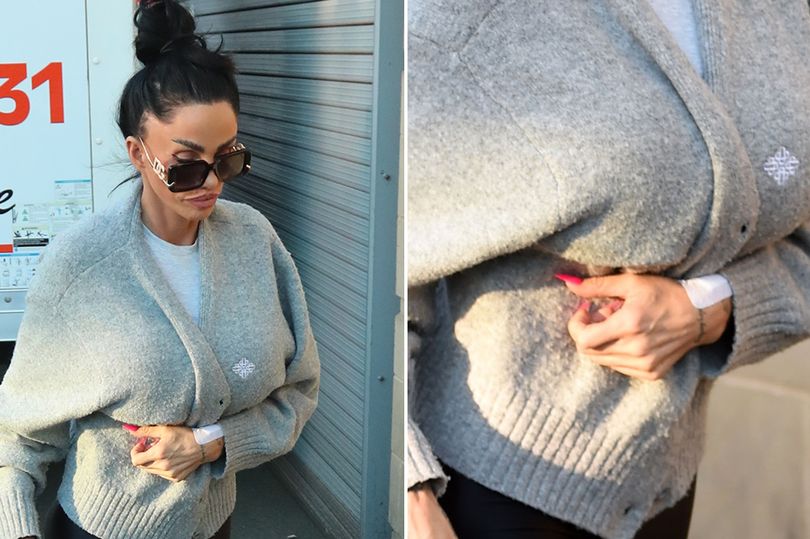 Katie Price steps out with bandages as drastic weight loss sparks ...