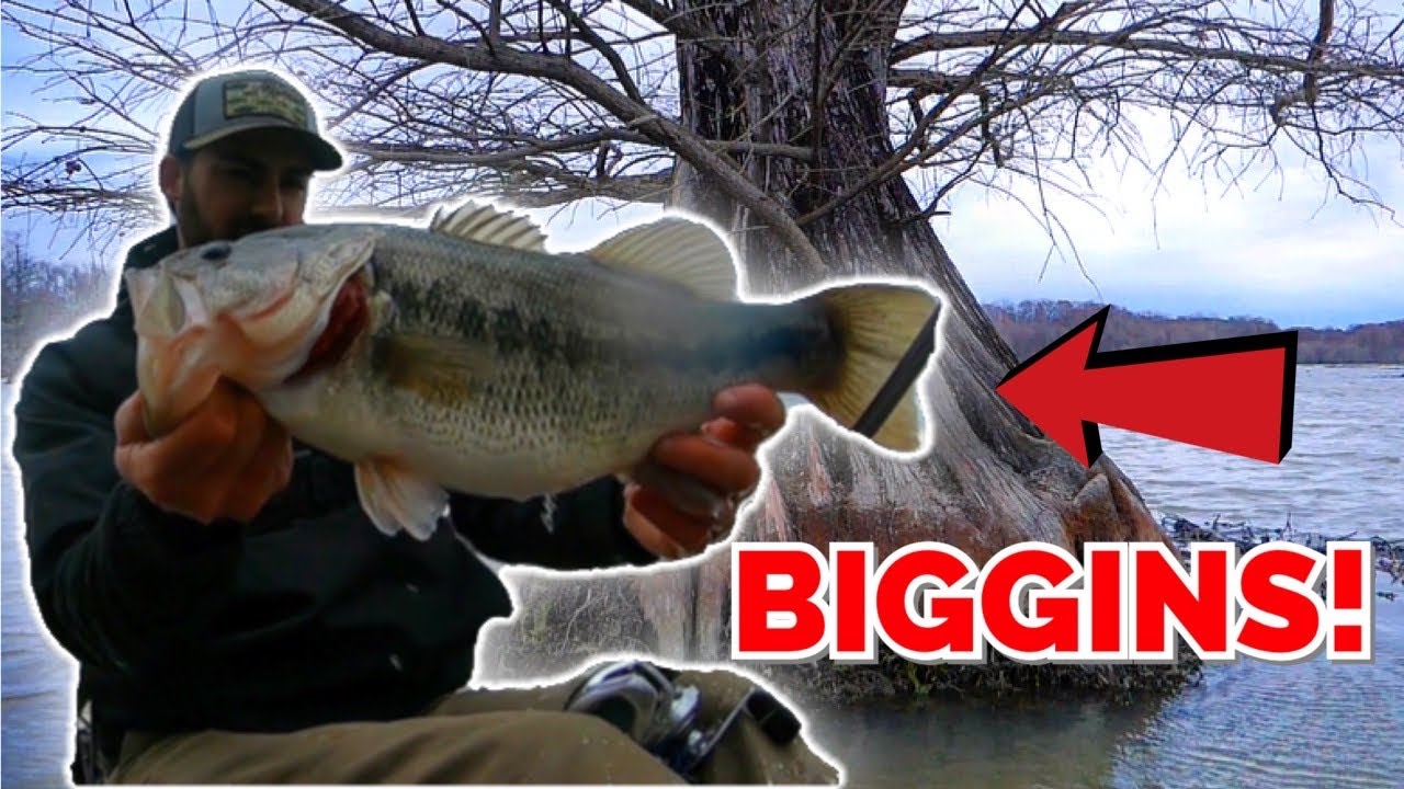 Kayak Bass Fishing in Windy Early Spring