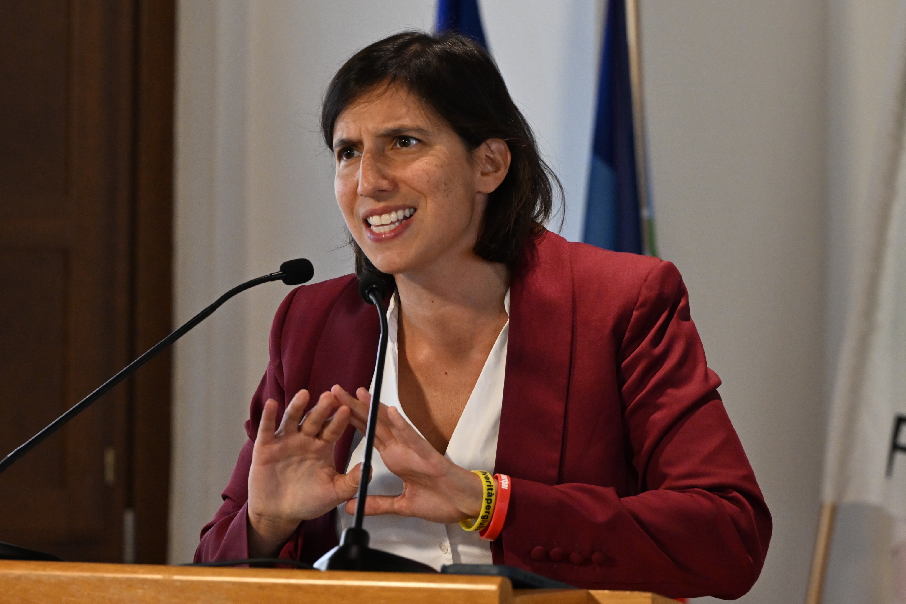 We condemn clashes, you condemn Israel -Schlein tells Meloni