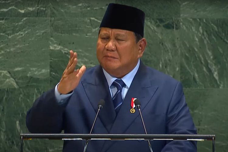 Prabowo Panas di PBB, Tegaskan Solusi Dua Negara Israel-Palestina