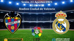 Susunan Pemain Levante vs Real Madrid, Prediksi Misi Sulit di Valencia! Link Live Streaming DI SINI