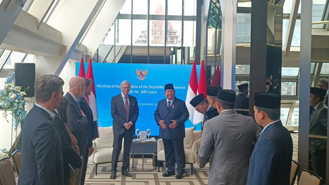 Setelah Pidato di PBB, Prabowo Bertemu Bill Gates