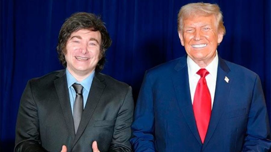 Javier Milei y Donald Trump