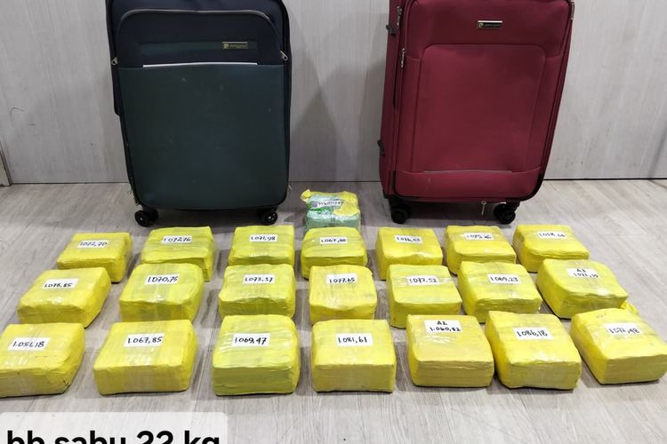 WNA Pakistan Ditangkap Bawa 22 Kg Sabu