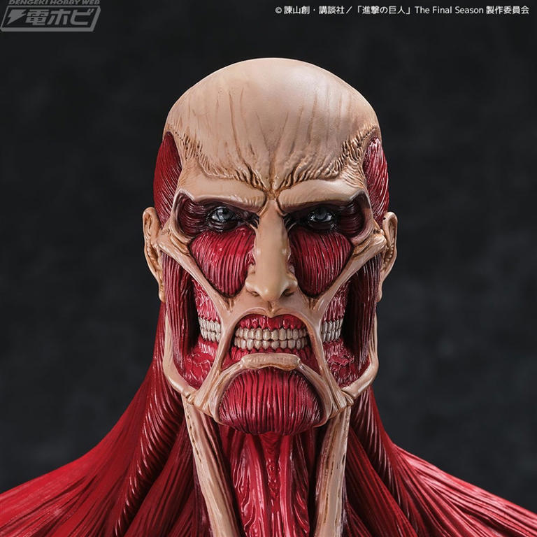 全高約63センチのメガサイズ!!『進撃の巨人』超大型巨人が圧倒