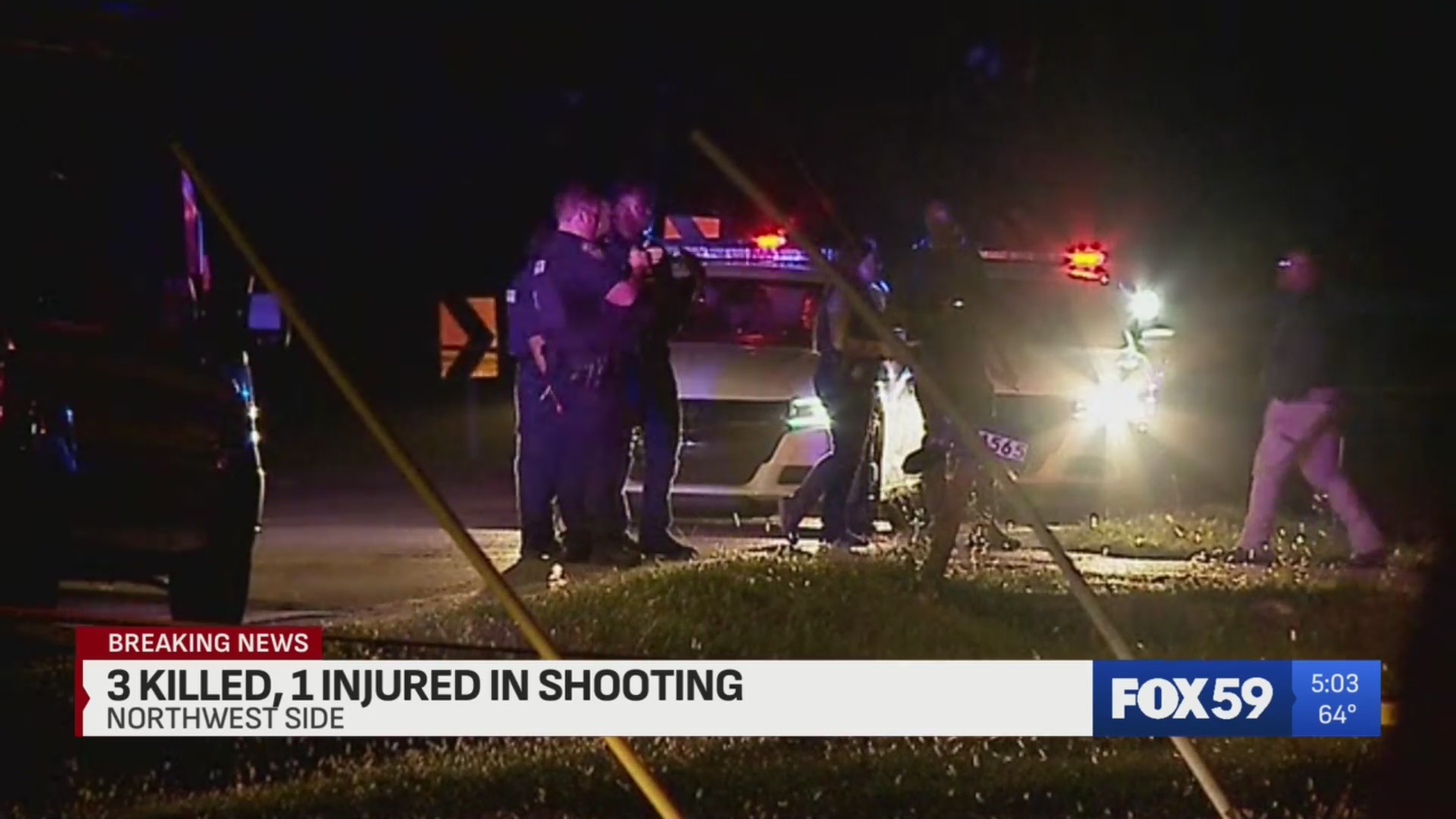 3 dead, 1 injured in shooting on Indy's northwest side