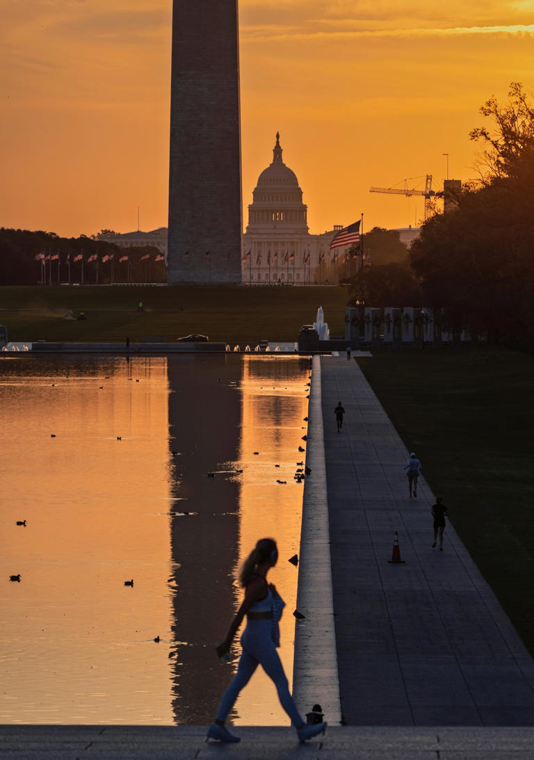 J. Scott Applewhite/AP - PHOTO: The Capitol and the Washington Monument on the National Mall are seen in the distance in Washington, Tuesday, Sept. 23, 2025.