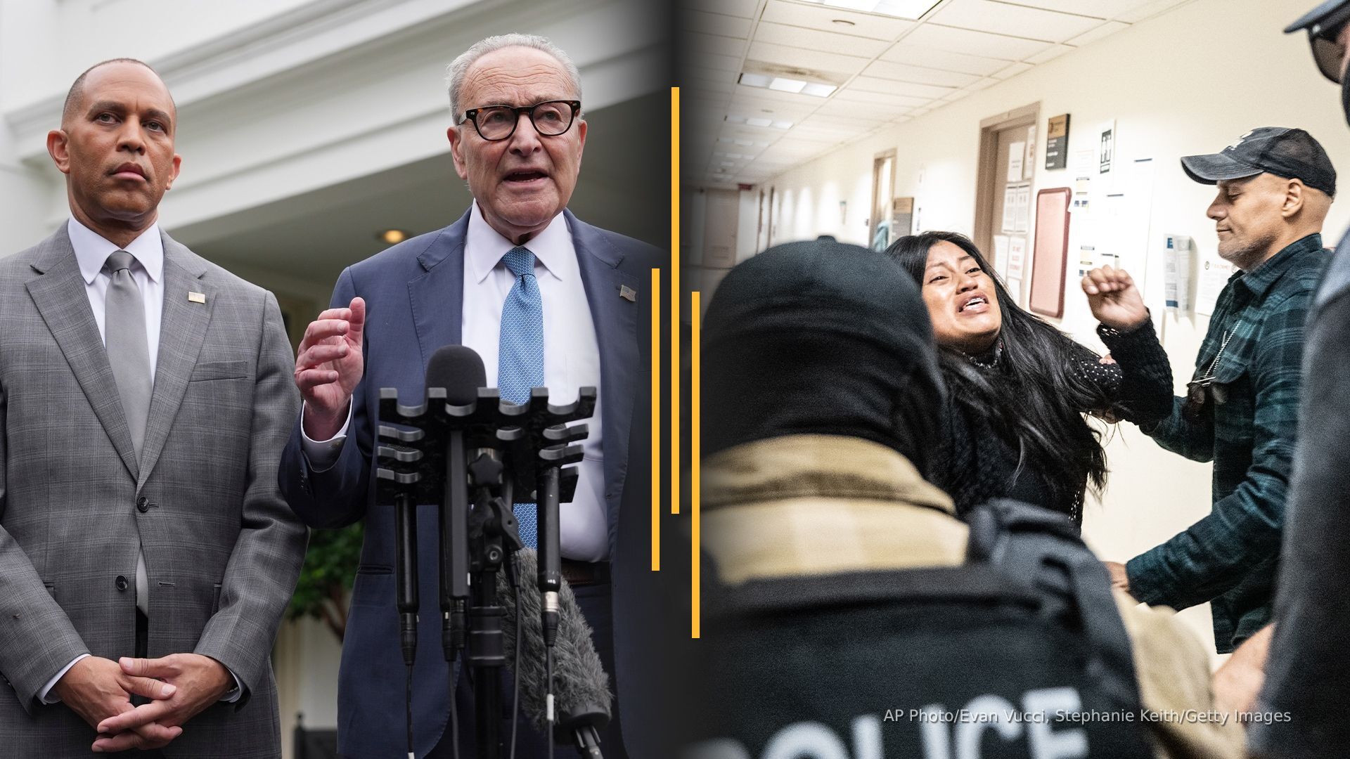 Shutdown just hours away, ICE agent who shoved woman returns to work(02)