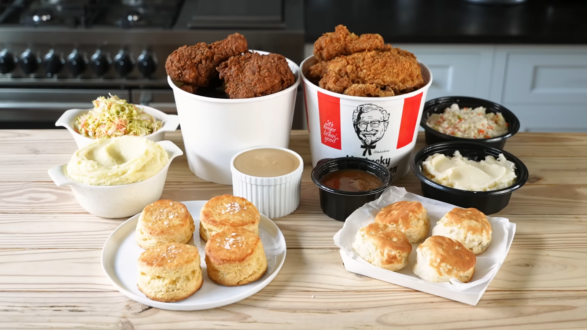 Homemade KFC Bucket Meal