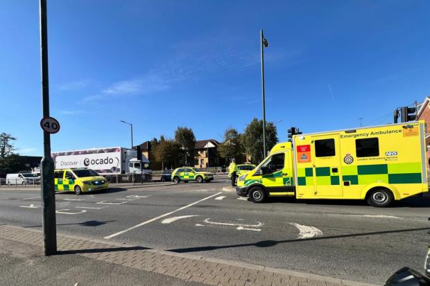 Cyclist fighting for his life in hospital after crash with lorry in Erith