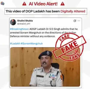 Is a Deepfake Video Misleading the Public About Sonam Wangchuk's Arrest?