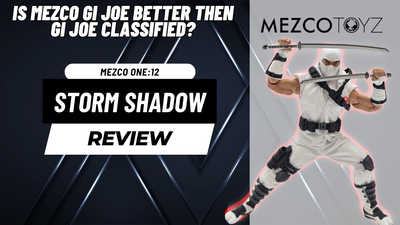 Mezco vs Hasbro GI Joe Storm Shadow figure review: Which one stands out