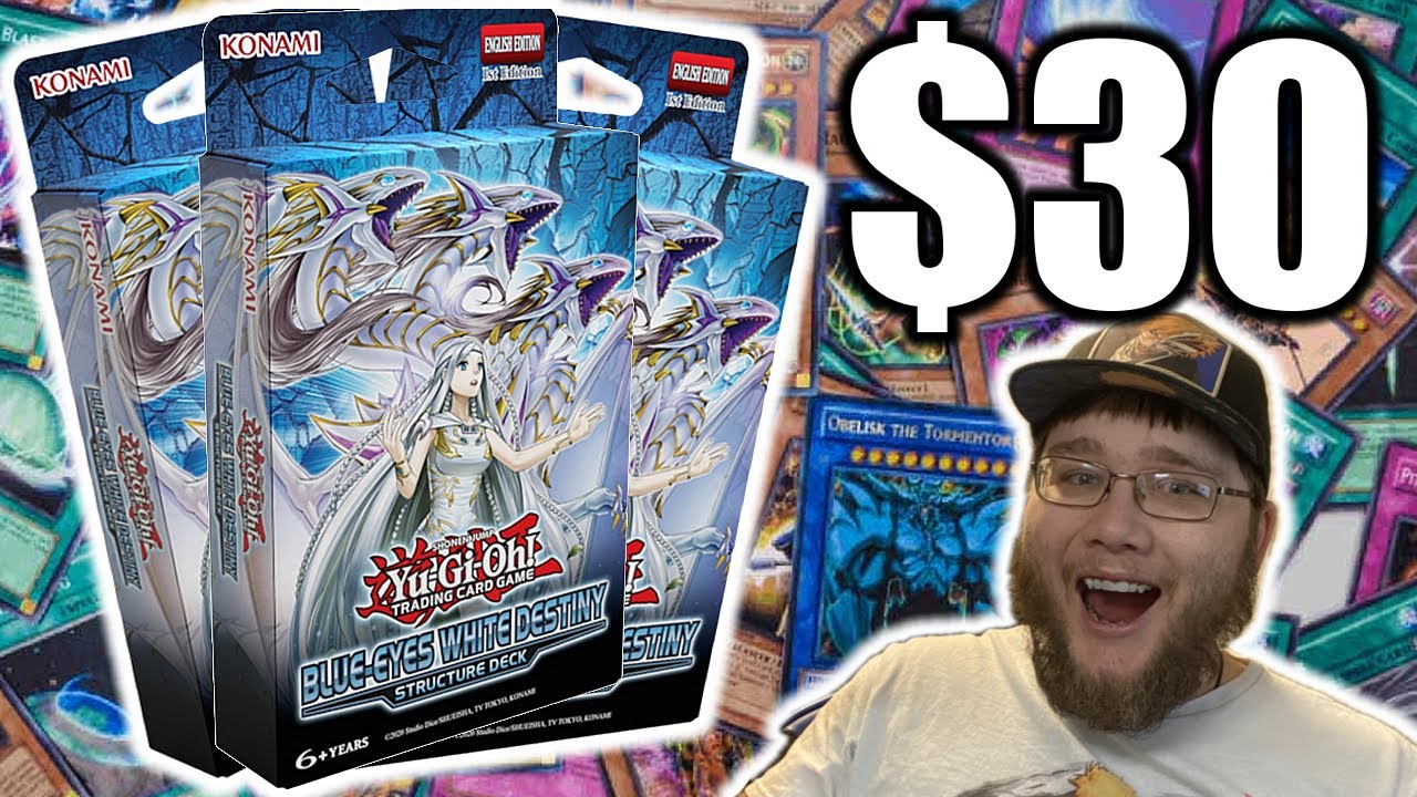 Budget Blue-Eyes White Destiny Build Three Structure Decks for a $30 Deck