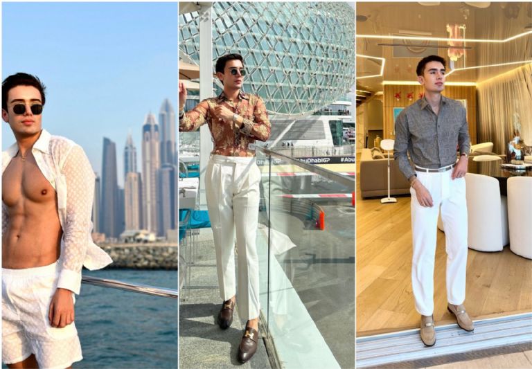 Entre viajes y restaurantes de lujo por todo el mundo, así vivía Miguel Ángel. | Foto: Instagram @micky_hair