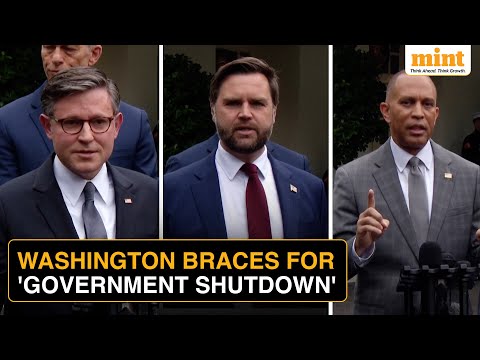 US Leaders Clash Over Looming Government Shutdown As Deadline Approaches Democrats Vs Republicans