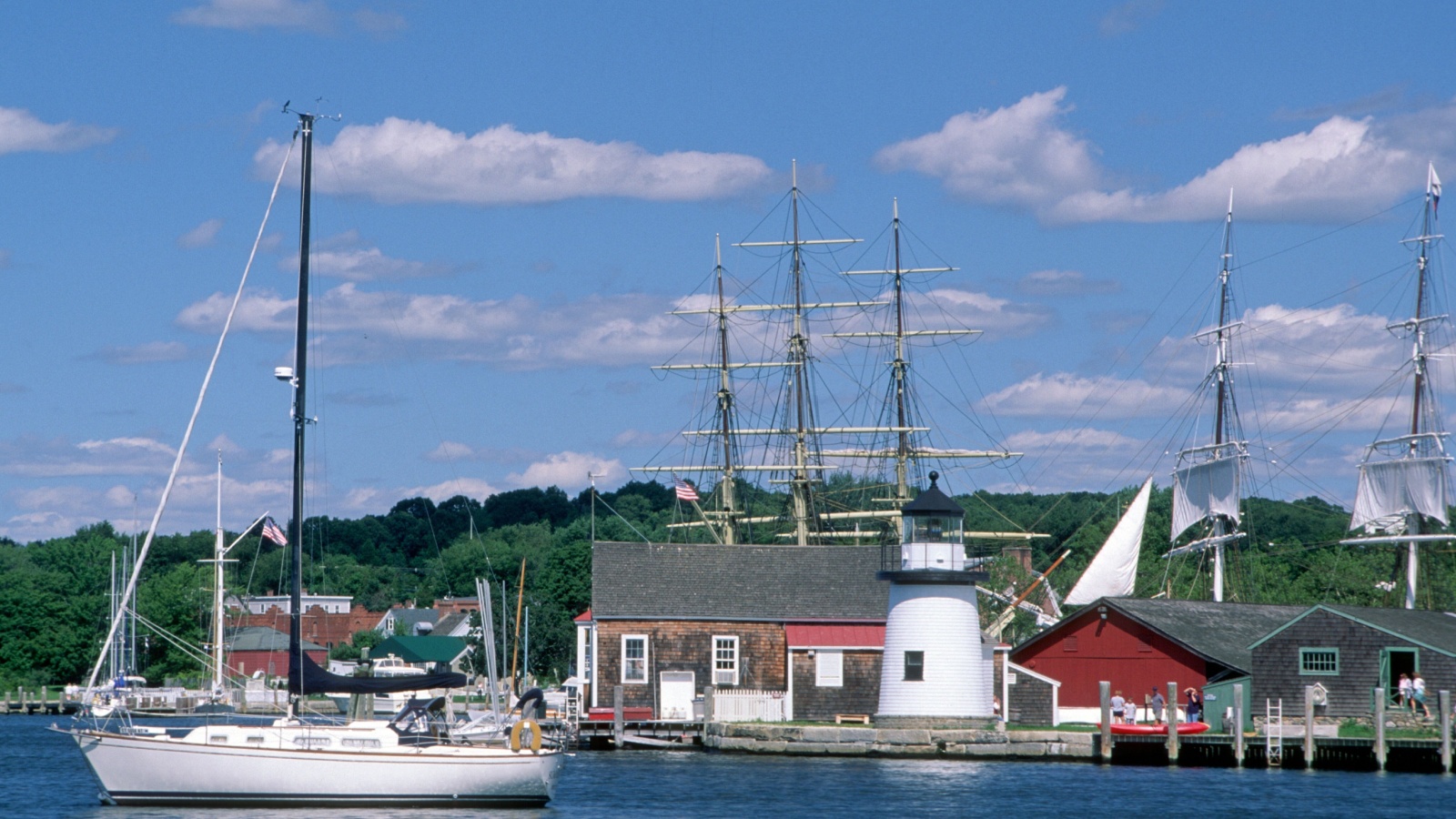 Visiting Mystic Seaport, Connecticut