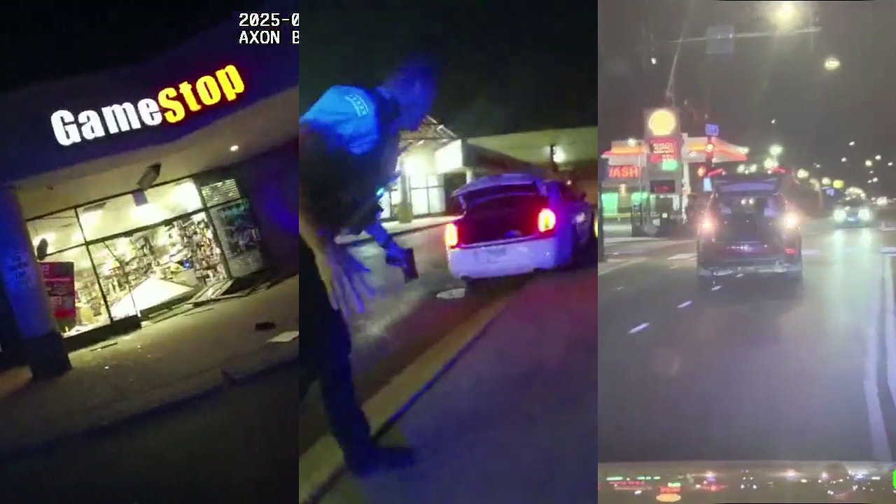 Videos show Chicago police shooting, chase after GameStop smash-and-grab