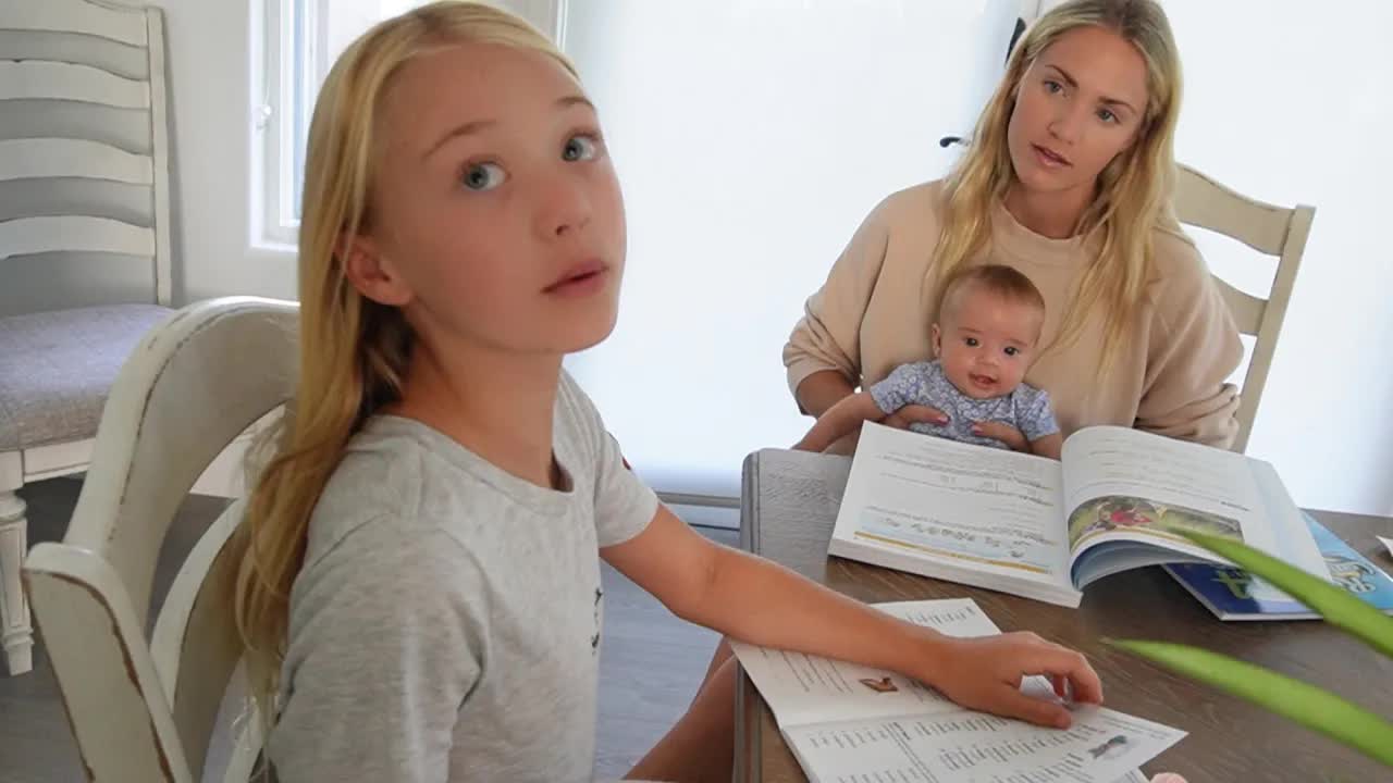 Everleigh’s First Day of Homeschool