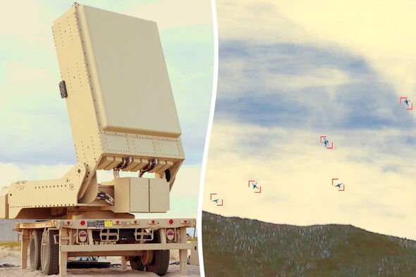 Jaw-dropping new US weapon set to unleash drone swarm in the sky to ...
