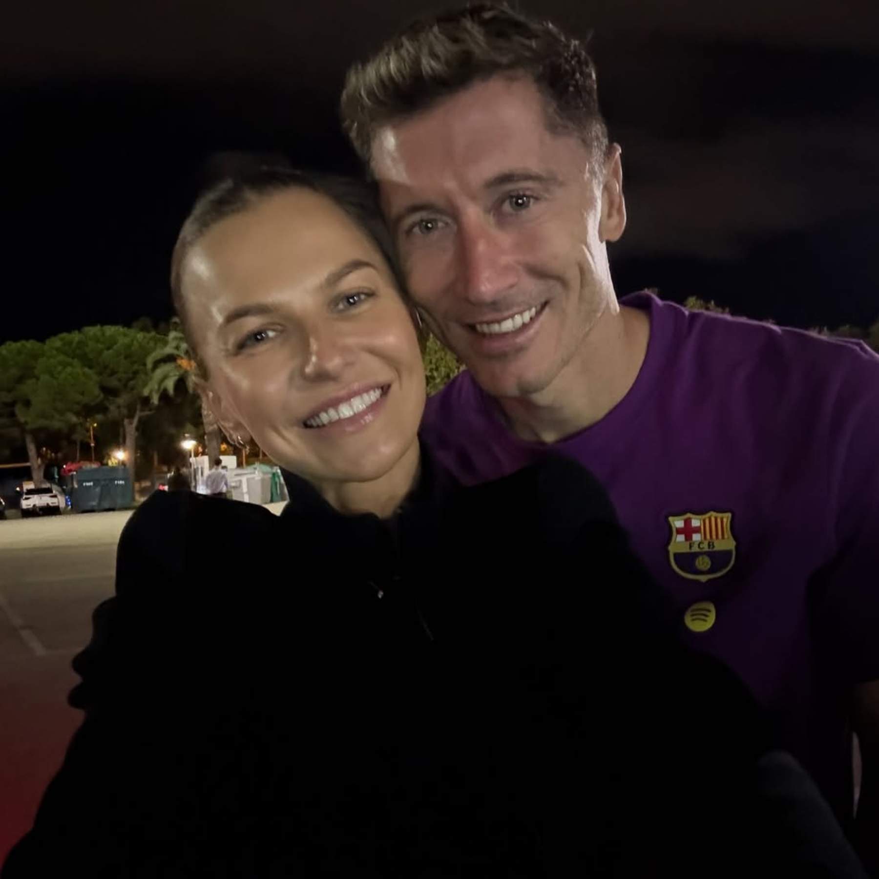 Lewandowski, enamoradísimo de Anna, su pareja: dedicatoria de amor ...