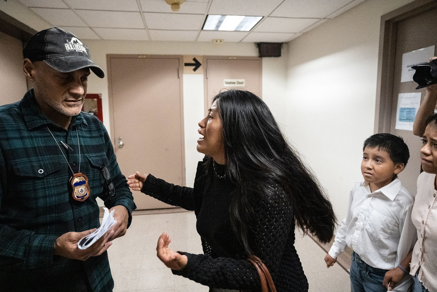 Maddow Blog ICE officer seen pushing woman to the ground in viral