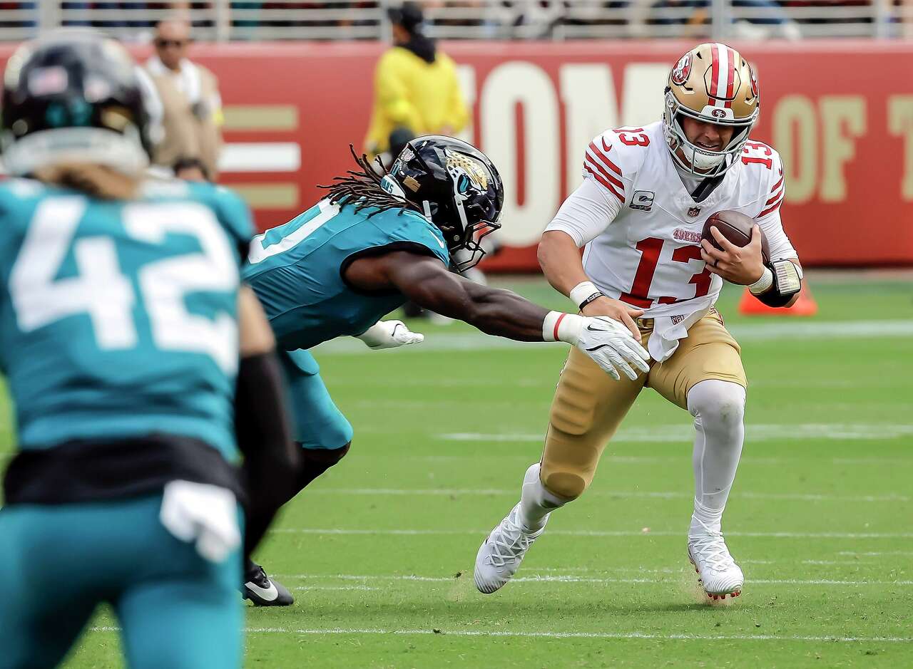 49ers' Mac Jones says what appears obvious: He, not Brock Purdy, will ...