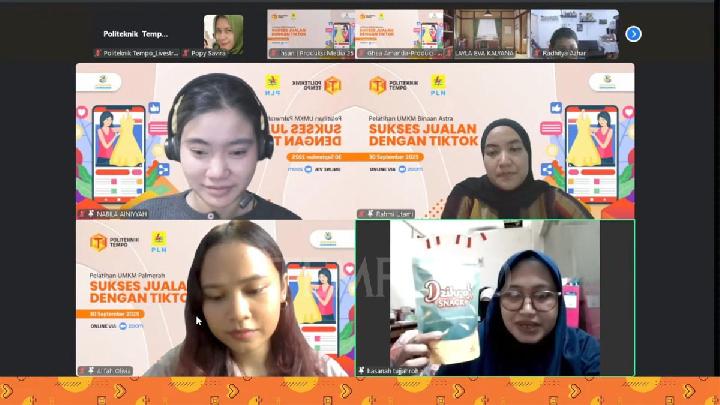 Politeknik Tempo dan PLN Adakan Workshop Jualan Efektif di TikTok