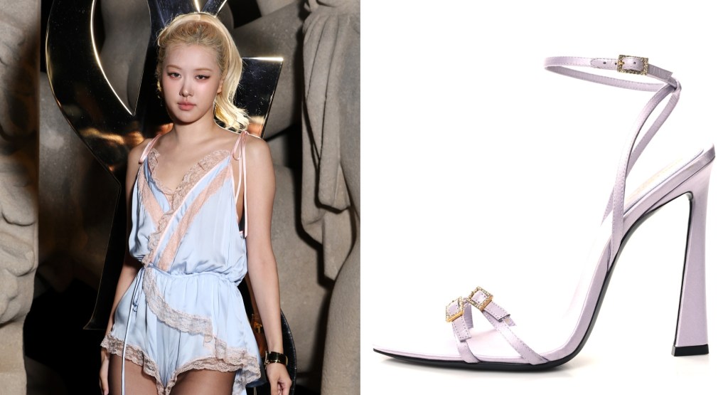 Blackpink's Rosé Steps Out at Saint Laurent's Spring 2026 Show in Lilac ...