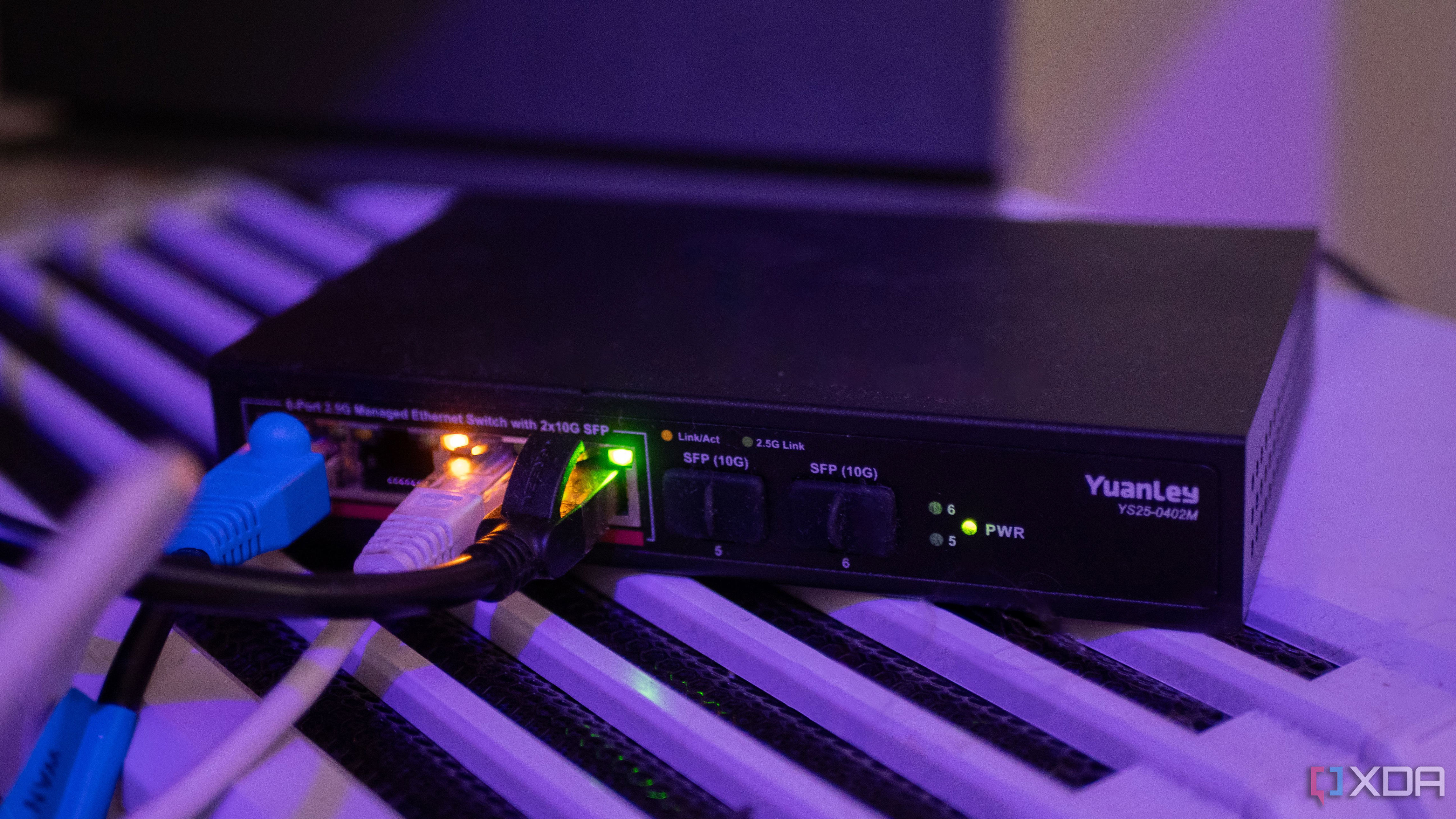 I added a managed switch to my home network, and it fixed problems I ...