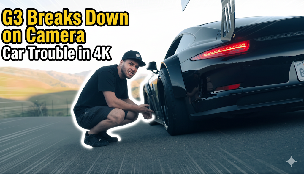 G3 Breaks Down on Camera Car Trouble in 4K