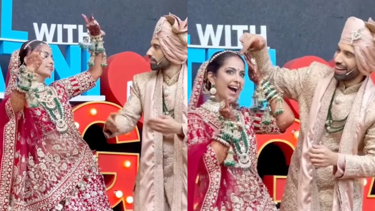 Avika Gor & Milind Chandwani Groove To Dhol Beats Post-Wedding ...