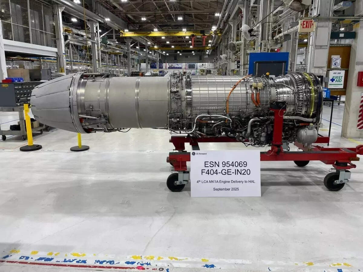 HAL receives fourth GE-F404-IN20 engine for LCA Mark-1 form US' GE ...
