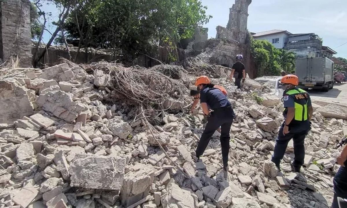 Gempa 6,9 Magnitudo Guncang Filipina, 60 Tewas