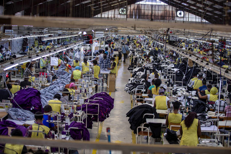 La industria textil de Haití ha representado la mayor parte de las exportaciones del país.