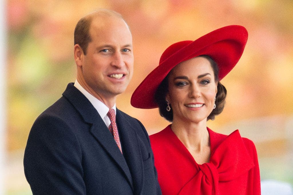 Prince William and Princess Kate at Horse Guards Parade in London on November 21, 2023. (Samir Hussein/WireImage)