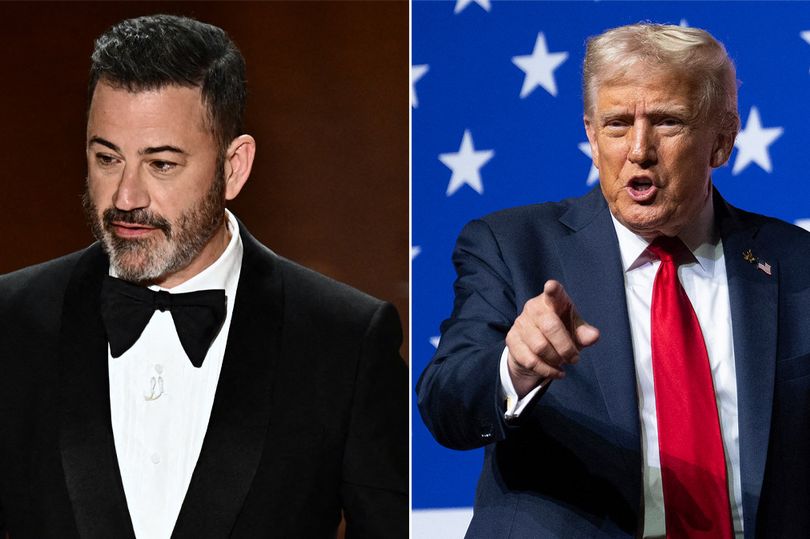 Jimmy Kimmel trolls Donald Trump with twoword message as he's joined