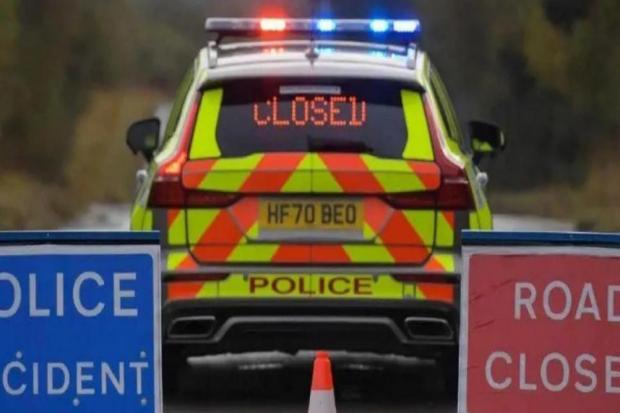 Motorcyclist taken to hospital after crash with car
