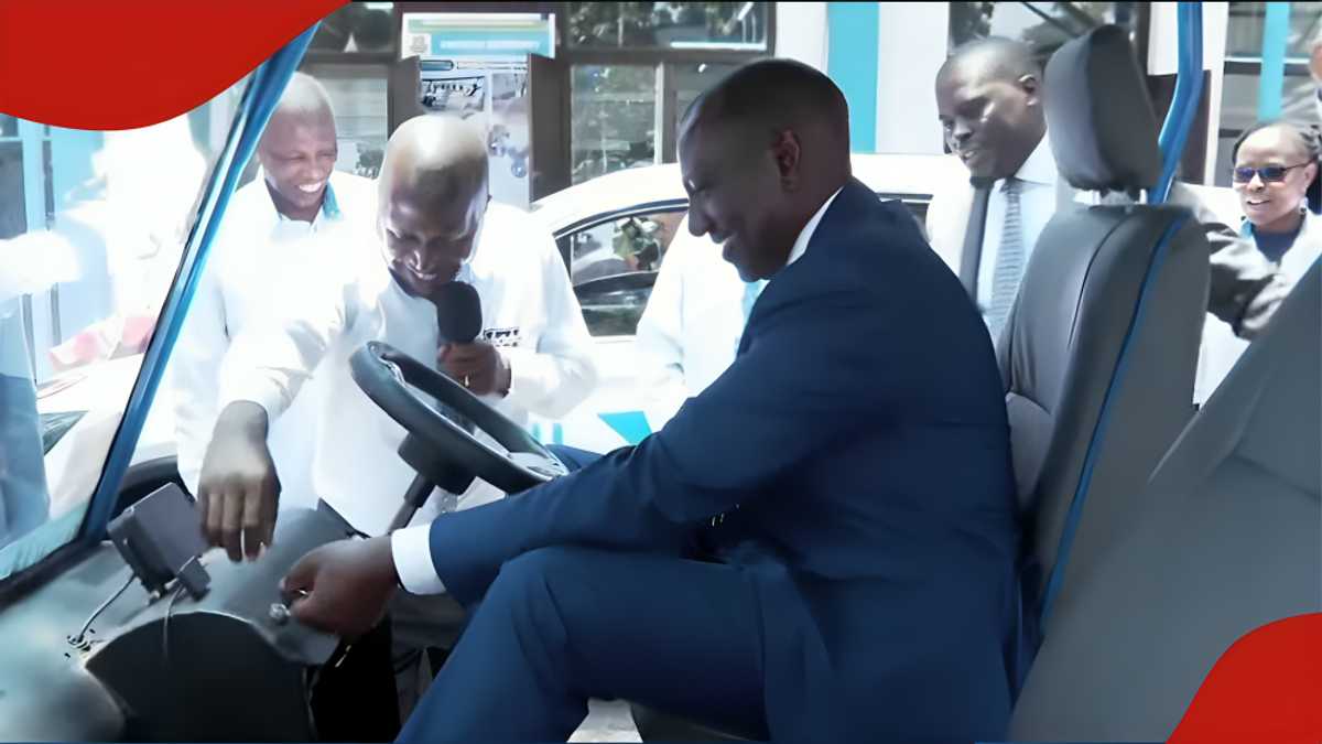 Video: William Ruto finally launches car that operates without engine ...