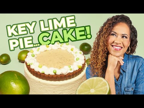 Easy Key Lime Pie Cake with Simple Decorating Trick