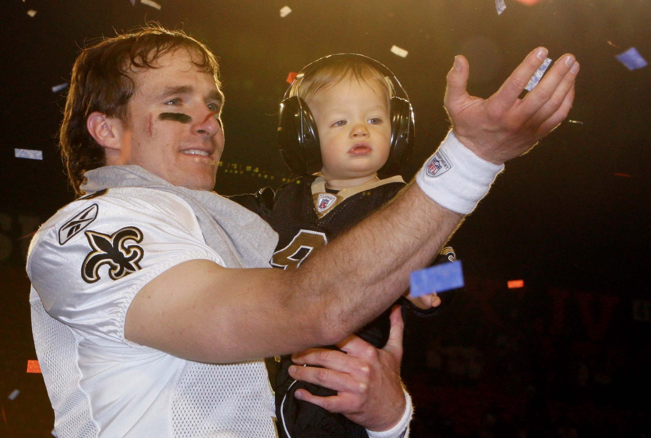Drew Brees' eldest son still represents Louisiana in California high