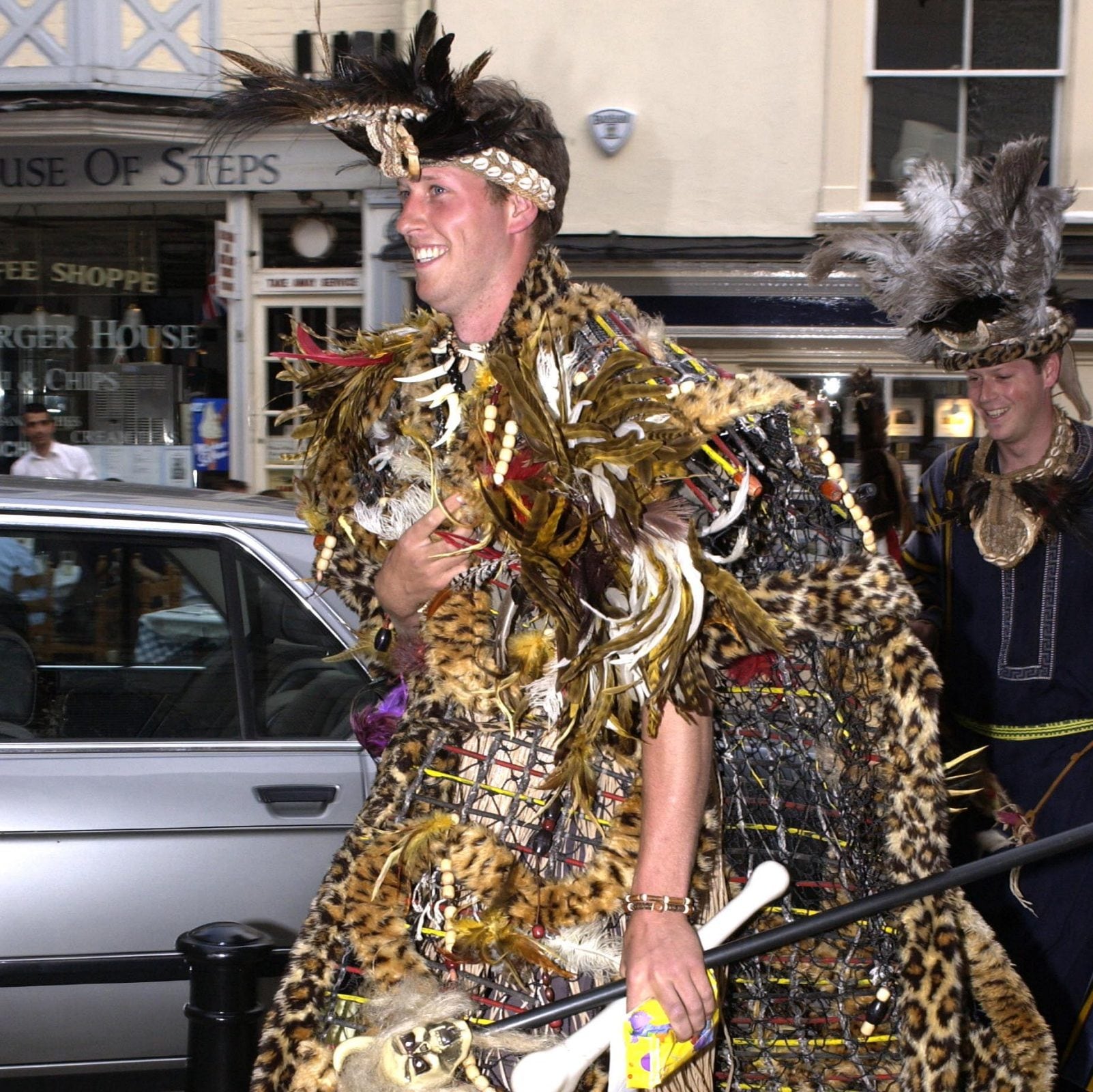 The Prince had requested that everyone come in fancy dress - Antony Jones/UK Press via Getty Images