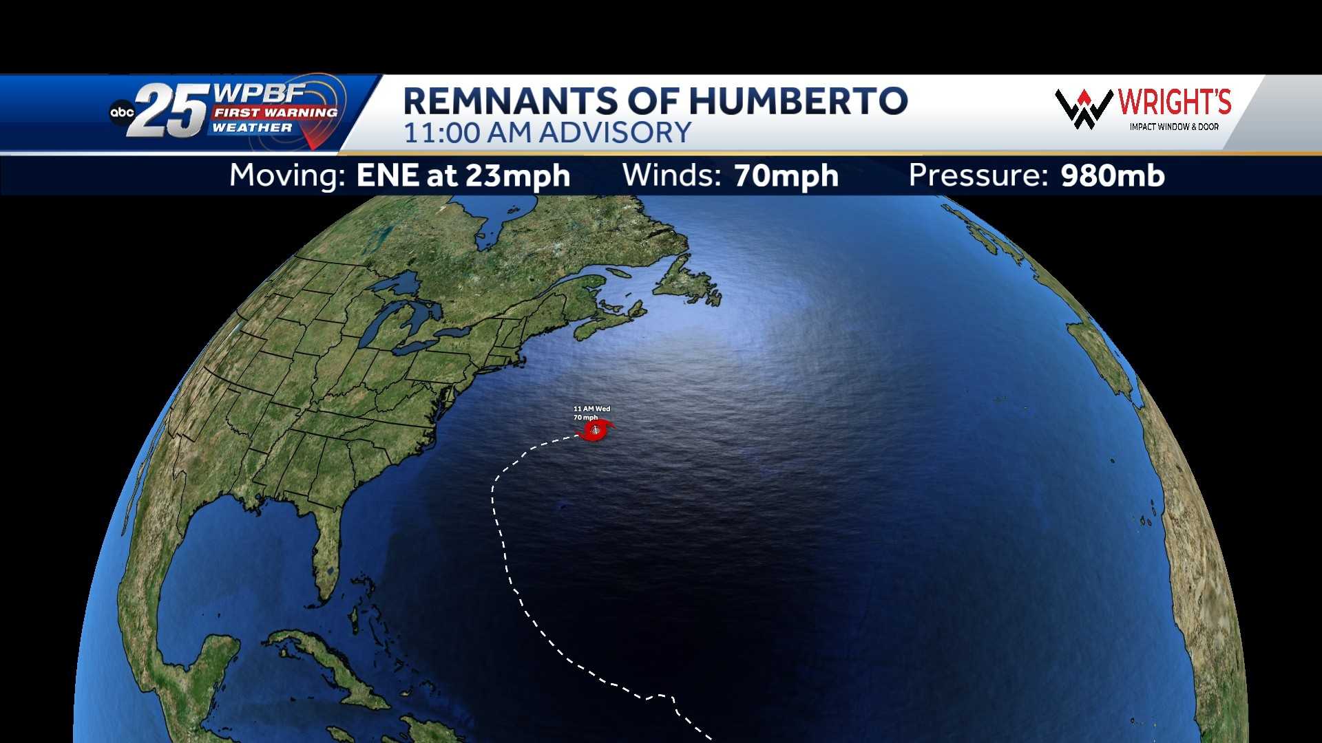 Humberto generating dangerous surf and rip currents across western ...