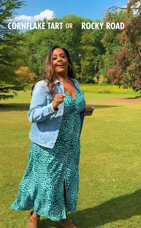 She danced on the set of GBBO (Instagram)