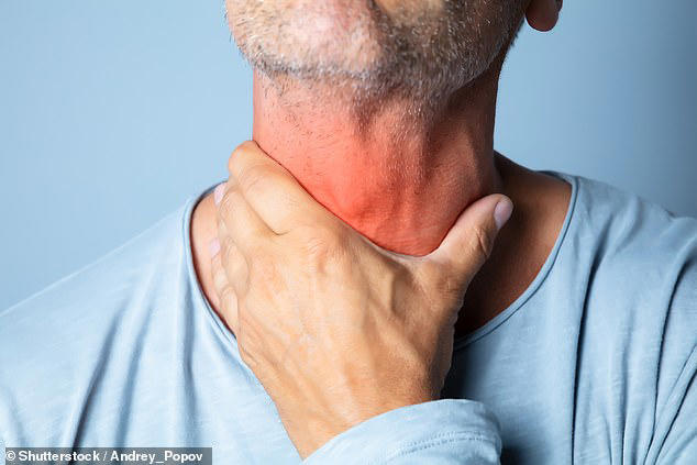 Some have reported a sharp, razor-like sore throat is a distinct sign you're infected with one of the new Covid variants, amid a rise in cases