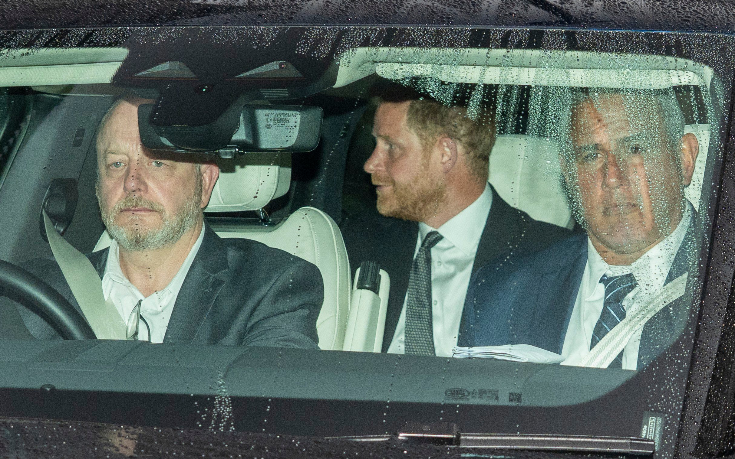 The Duke of Sussex was driven away from Clarence House after his first face-to-face meeting with the King in 19 months