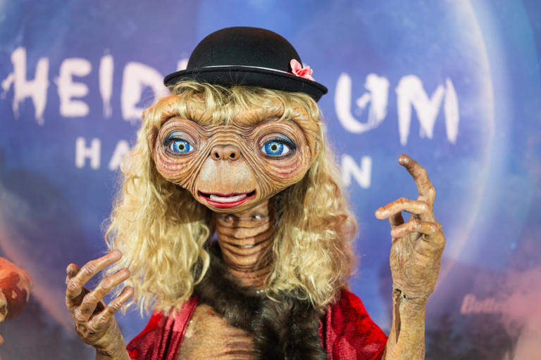 Klum, who dressed as E.T. for last year’s Heidiween party, previously teased in August that she’s going for an “extra ugly” look this year. WireImage