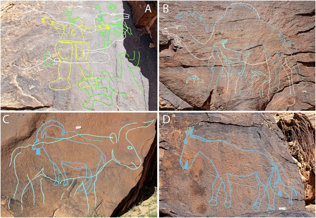 12,000-year-old rock art acted as ‘an ancient road sign’