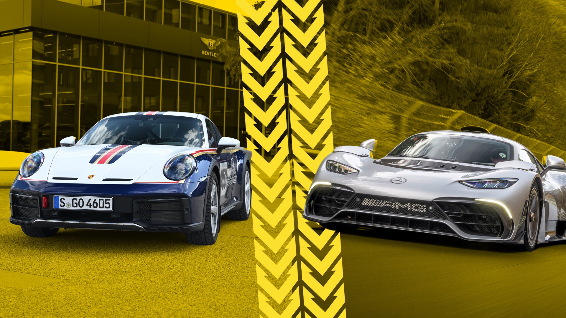 Mercedes-AMG ONE vs Porsche 911 Dakar, Hypercar vs Off-Road Icon