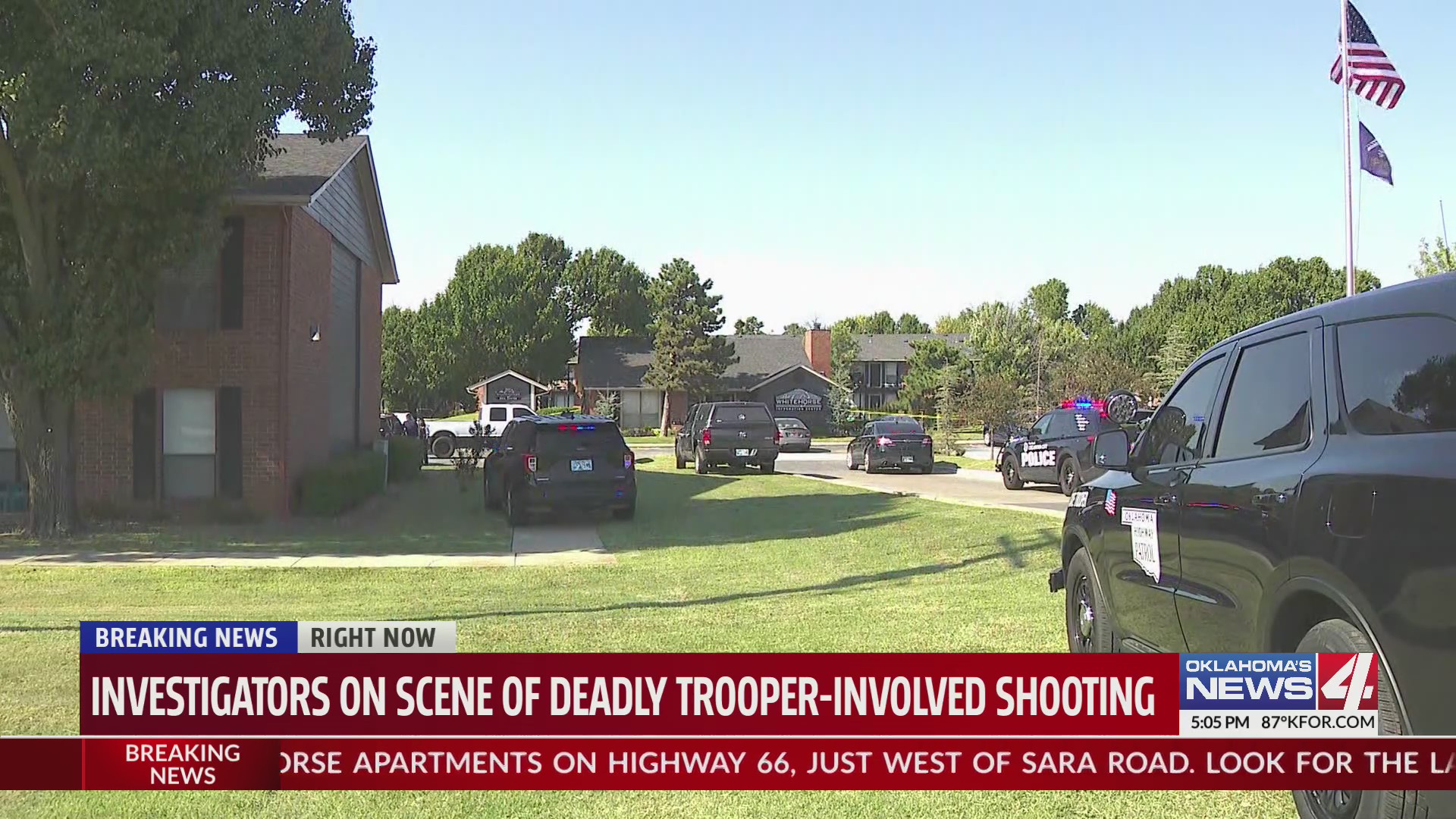 Investigators on scene of deadly trooper-involved shooting
